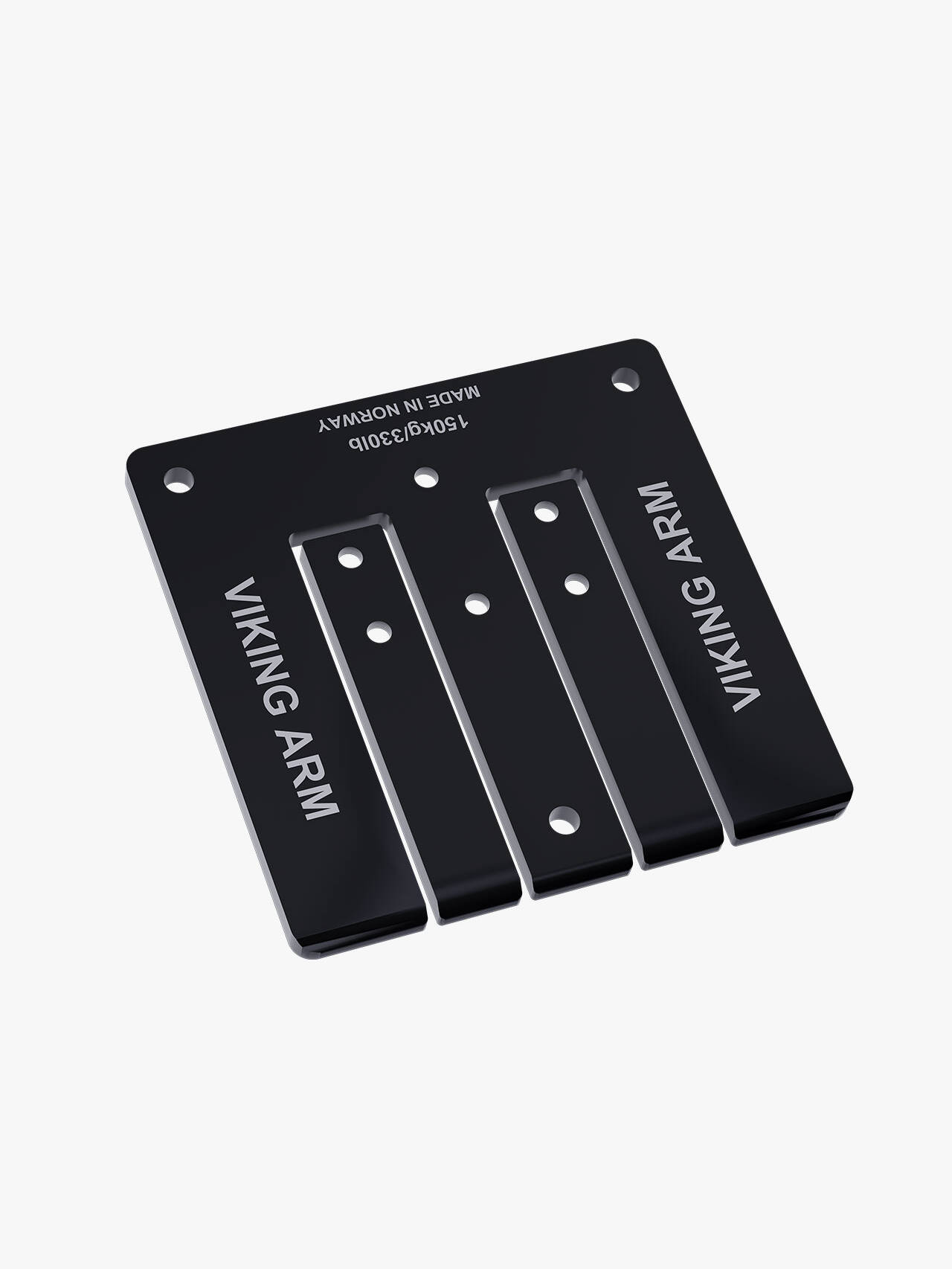 Viking Arm XL feet. Std. 6mm high but wider and 20 mm longer feet in front than the regular 6mm base plate.