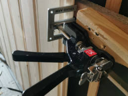 Using the Viking Arm to tightening wall panels