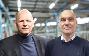 From the left, CEO Carsten Spang (Bessey) and CEO Ulf-Atle Hansen (Viking Arm)