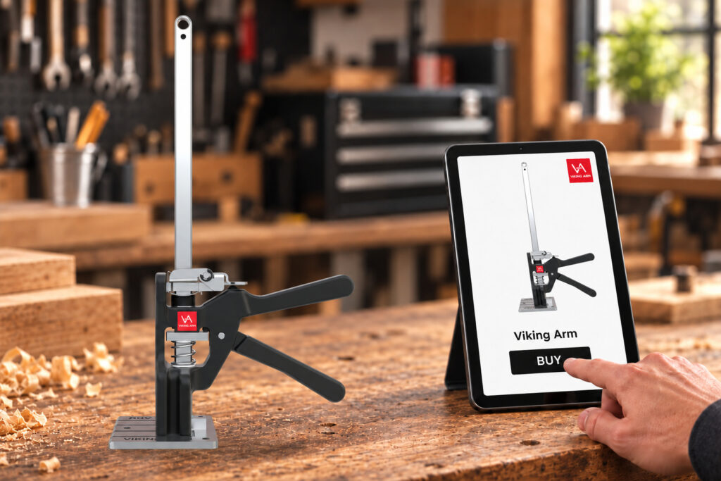 Viking Arm tablet for webshop